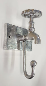 NEW Textured Aluminum Faucet Wall Hook - 15203