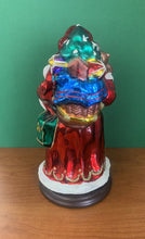 Load image into Gallery viewer, Thomas Pacconi Classics Blown Glass Santa w/ Boy&amp;Girl Set 2004 w/Box
