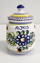 Load image into Gallery viewer, Hand-Painted Ceramic Garlic (Ajos) Jar - Spain
