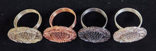 Load image into Gallery viewer, NEW 4-Pc SET Metal Tone Napkin Rings 13508
