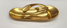 Load image into Gallery viewer, NEW Gilded Aluminum Flip Flop Tray - 13936
