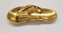 Load image into Gallery viewer, NEW Gilded Aluminum Flip Flop Tray - 13936
