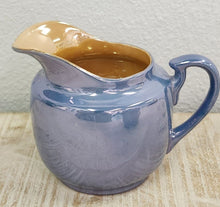 Load image into Gallery viewer, Vintage Blue &amp; Gold Lustreware Creamer
