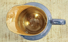Load image into Gallery viewer, Vintage Blue &amp; Gold Lustreware Creamer
