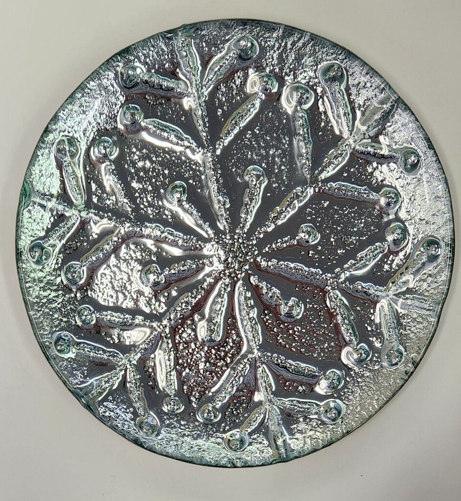 NEW Silver Snowflake Tray 655430