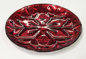 NEW Red Snowflake Tray 655433