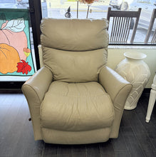 Load image into Gallery viewer, La-Z-Boy Beige Leather Rocker Recliner
