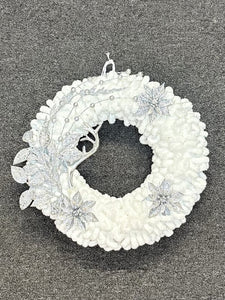 Silver & White Christmas Wreath