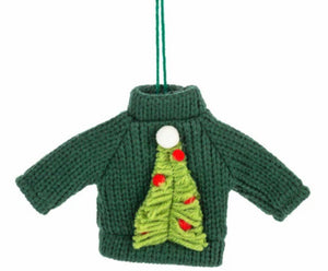 NEW Sweater Ornament - Christmas Tree