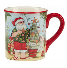 Load image into Gallery viewer, NEW 4-Pc SET Certified International Santa's Wish Mugs - 36973
