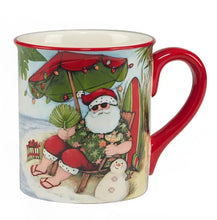 Load image into Gallery viewer, NEW 4-Pc SET Certified International Santa's Wish Mugs - 36973
