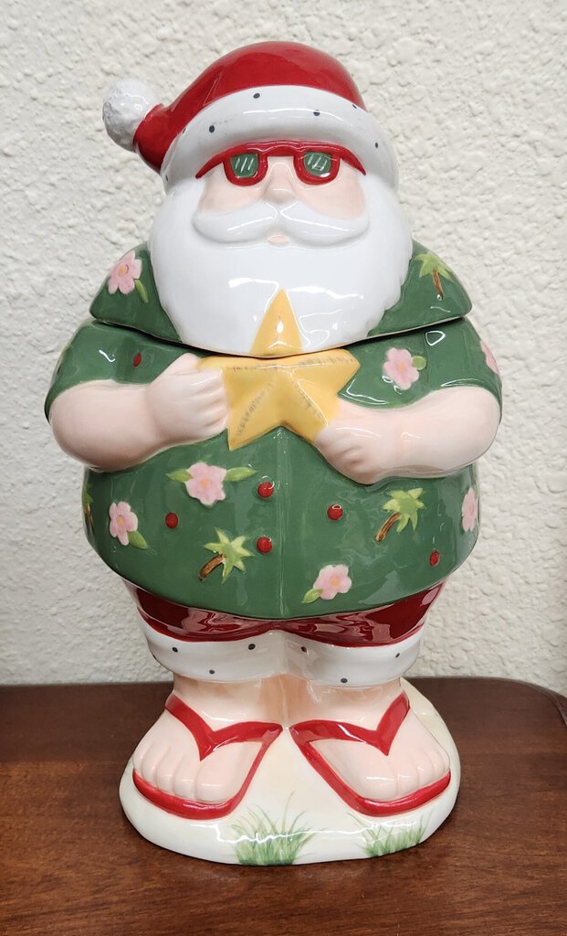 NEW Certified International Santa's Wish Cookie Jar - 36974