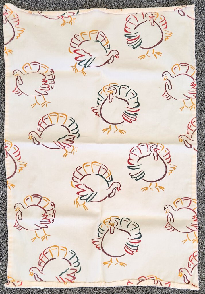 Turkey Print Tea Towel