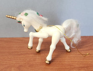 Kurt S. Adler Wood Unicorn Ornament 1980