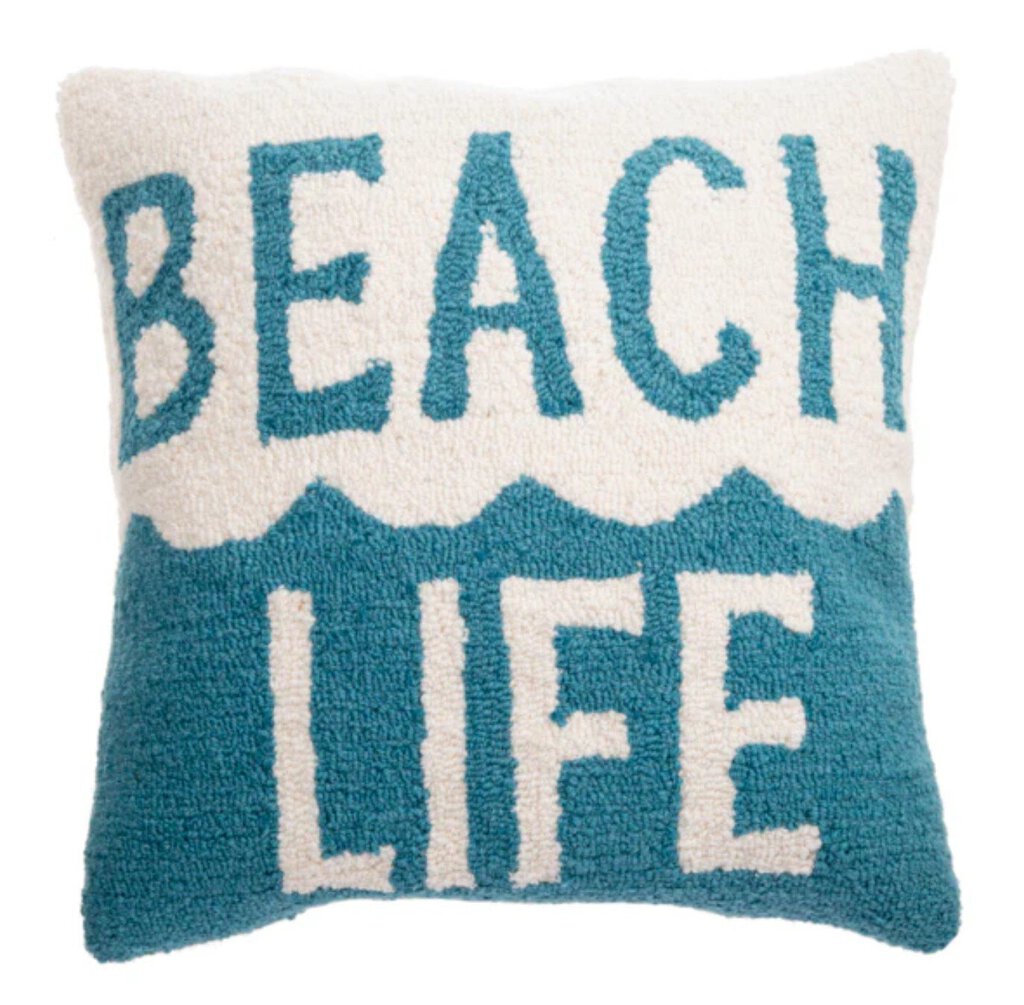 NEW Beach Life Hook Pillow - CB184630