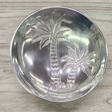 Load image into Gallery viewer, NEW Textured Aluminum Palm Tree Bowl - 9780
