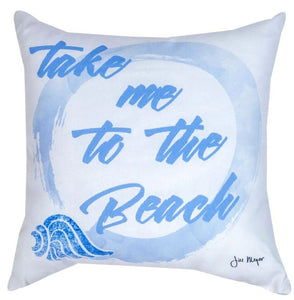 NEW Take Me to the Beach Indoor/Outdoor Climaweave Pillow