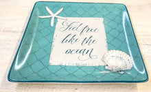 Load image into Gallery viewer, NEW Certified International Ocean View Square Platter - 31525
