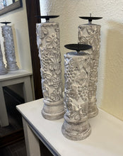 Load image into Gallery viewer, 18" Carved Grapevine Candle Holder
