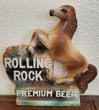 Load image into Gallery viewer, Vintage Rolling Rock Chalkware Statuette
