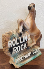 Load image into Gallery viewer, Vintage Rolling Rock Chalkware Statuette
