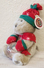 Load image into Gallery viewer, 2002 Starbucks Bearista Bear &amp; Photo Snow Globe with Tag
