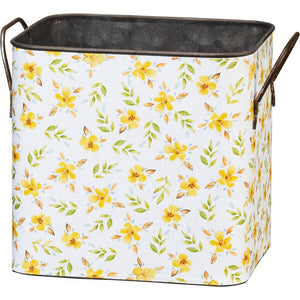 NEW Metal Bin - Bee - Small - 133250b