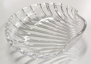 Mikasa Crystal Shell Dish