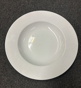 Set of 4 Porcelana Bright White Porcelain Pasta Bowl
