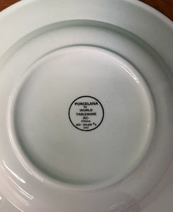 Set of 4 Porcelana Bright White Porcelain Pasta Bowl