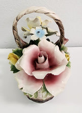 Load image into Gallery viewer, Vintage Nuova Capodimonte Flower Basket
