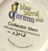 Load image into Gallery viewer, Corona Extra Blue Parrot Club Stein - COA
