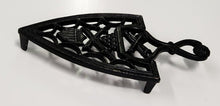 Load image into Gallery viewer, Cast Iron President Adams Trivet Floyd Jones Vintage #9-19 Cannons Swords Shield
