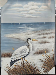 NEW Oil Painting - Heron - HJ-02M