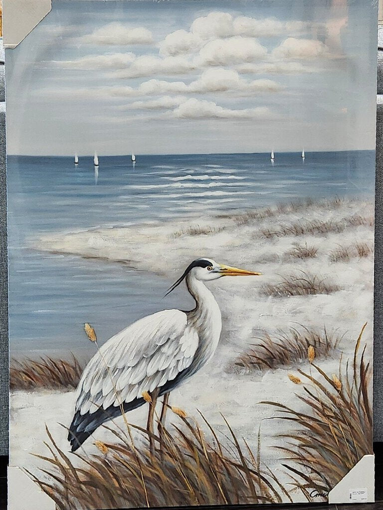 NEW Oil Painting - Heron - HJ-02M