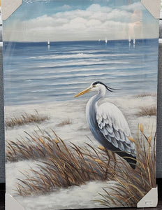 NEW Oil Painting - Heron - HJ-01M