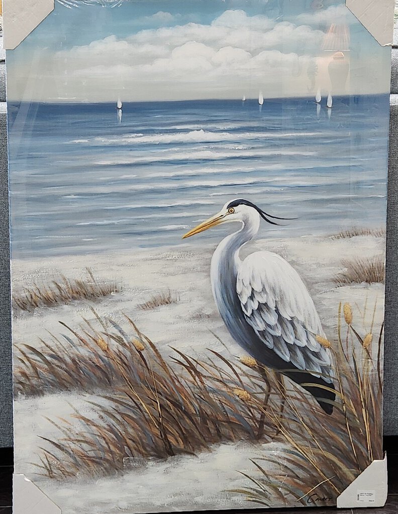 NEW Oil Painting - Heron - HJ-01M