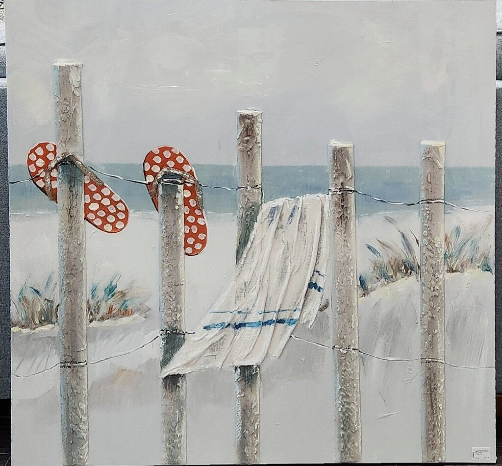 NEW Oil Painting - Flip Flops - 173021-8L