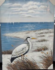 NEW Oil Painting - Heron - HJ-02L