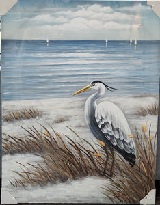 NEW Oil Painting - Heron - HJ-01L
