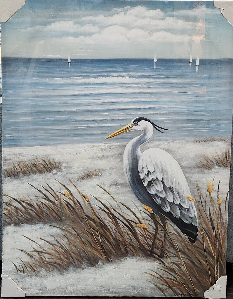 NEW Oil Painting - Heron - HJ-01L