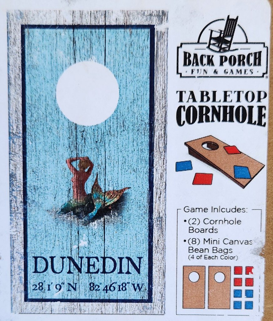 NEW Mini Corn Hole Game - Dunedin with Mermaid