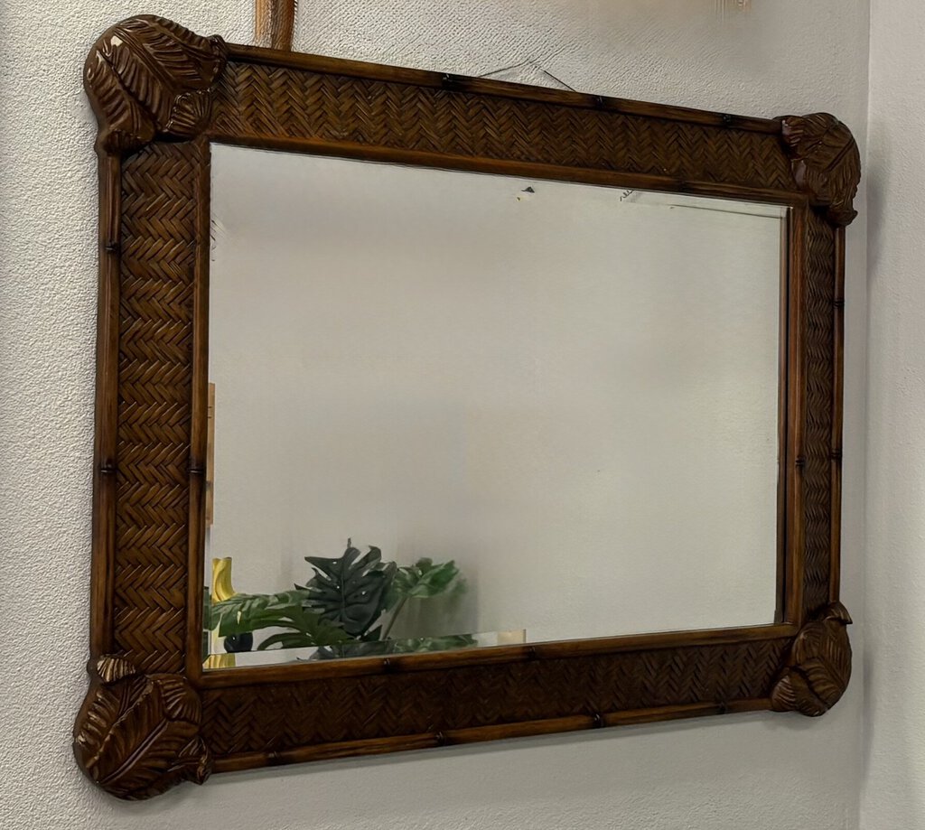 Caribbean Style Framed Mirror
