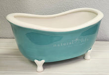 Load image into Gallery viewer, Decorative Turquoise Ceramic Bath Tub
