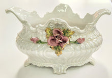 Load image into Gallery viewer, Vintage Capodimonte Porcelain Footed Planter
