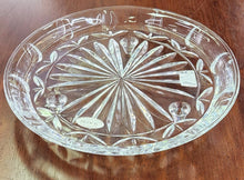 Load image into Gallery viewer, Block Crystal Tulip Garden Footed Platter

