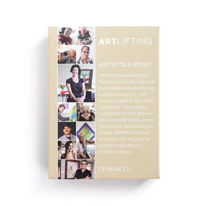 NEW ArtLifting Art Heart - Floral Stripes - 1008110067