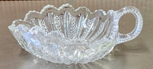 Load image into Gallery viewer, Vintage Handled Pressed Glass Dish
