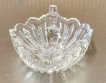 Load image into Gallery viewer, Vintage Handled Pressed Glass Dish
