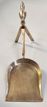Load image into Gallery viewer, Vintage Brass Dust Pan on Stand

